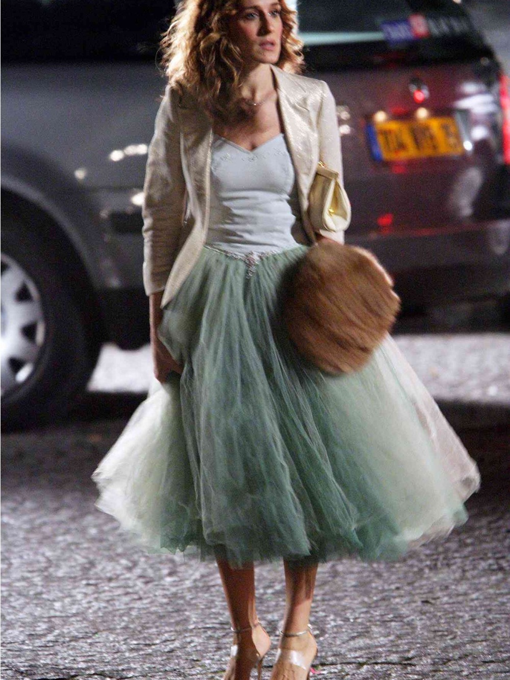 Light Blue Tulle Tutu Skirt | Carrie Bradshaw Inspired | Balletcore | NWT